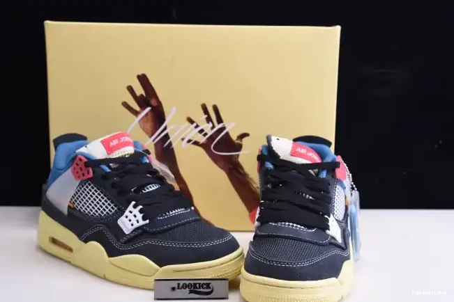 HYPE UNION 4 NOIR AIR OFF DC9533-001 RETRO JORDAN 0522